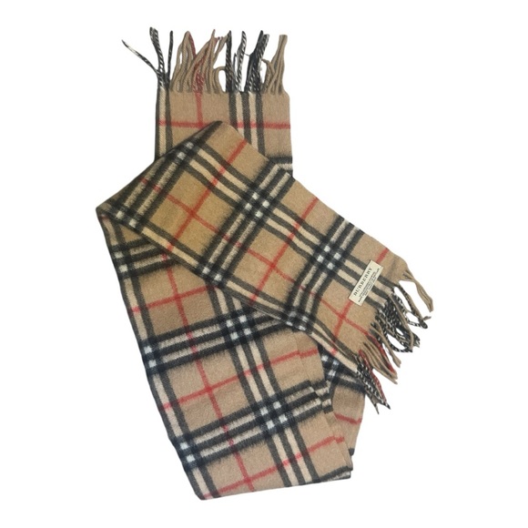 BURBERRY Check cashmere/wool scarf - Picture 2 of 4